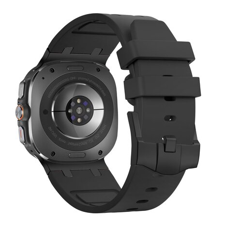 Bandz Bandz Bracelet silicone 'Luxe Liquid' Samsung Galaxy Watch Ultra (noir avec noir)