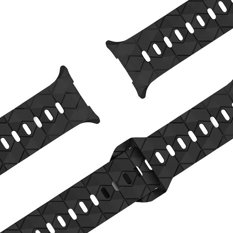 Bandz Bandz Bracelet silicone 'Hexagons' Samsung Galaxy Watch Ultra (noir)