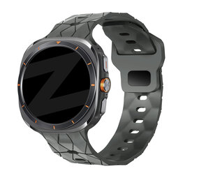 Bandz Bandz Bracelet silicone 'Hexagons' Samsung Galaxy Watch Ultra (gris foncé)