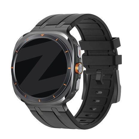 Bandz Bandz Bracelet silicone 'Luxe Liquid' Samsung Galaxy Watch Ultra (noir avec noir)