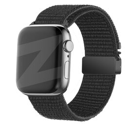 Bandz Bandz Bracelet nylon 'Classique' avec P-buckle Apple Watch (noir)