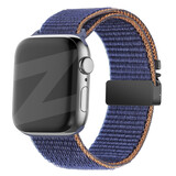 Bandz Bandz Bracelet nylon 'Classique' avec P-buckle Apple Watch (bleu foncé)