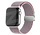 Bandz Bracelet nylon 'Classique' avec P-buckle Apple Watch (sable rose)
