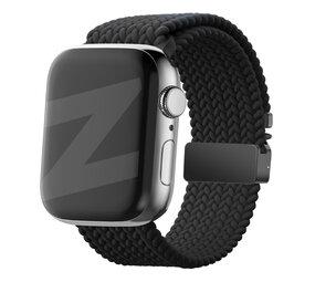 Bandz Bandz Bracelet nylon tressée avec P-buckle Apple Watch (noir)