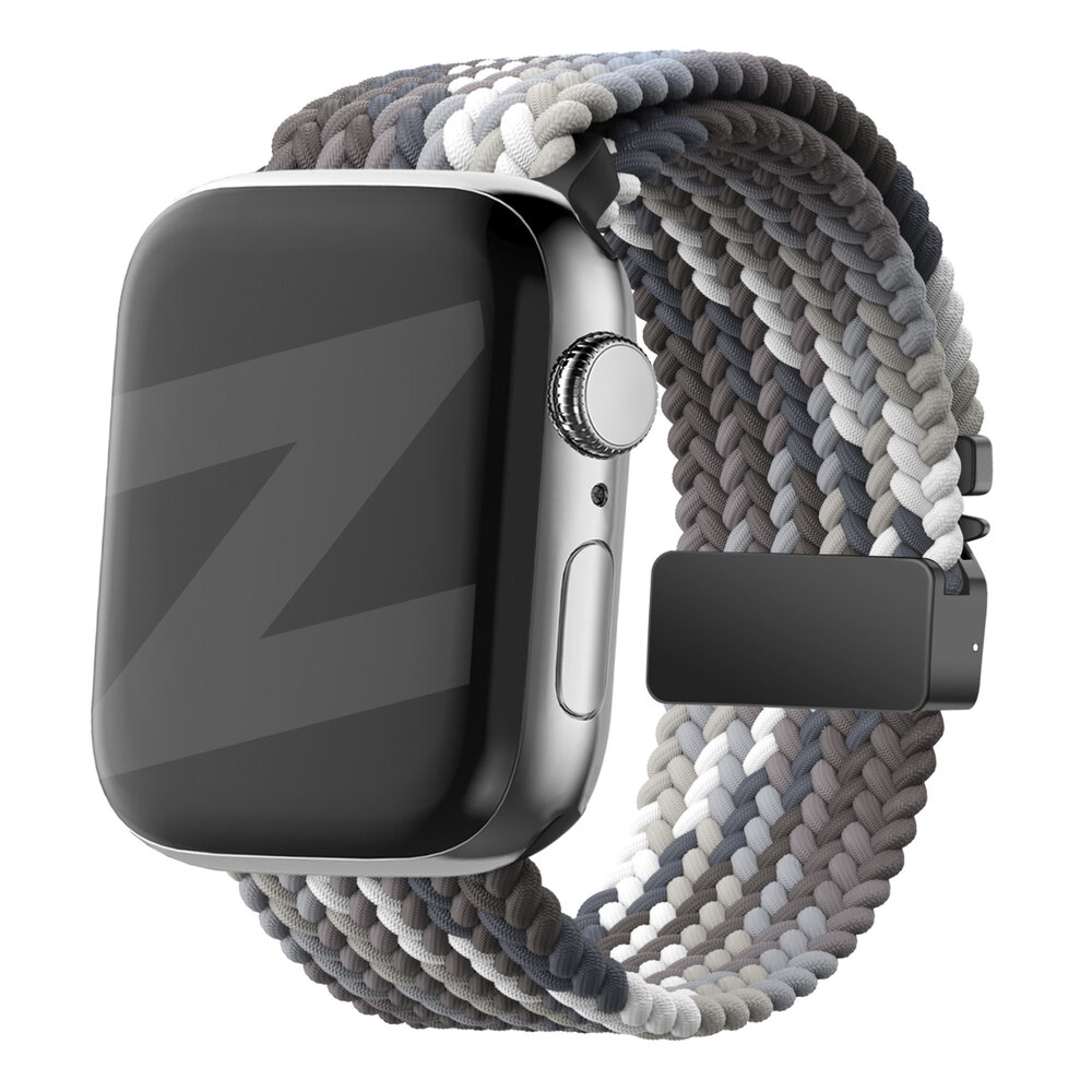 Bandz Bandz Bracelet nylon tressée avec P-buckle Apple Watch (mandala noir) Bandz Bandz Bracelet nylon tressée avec P-buckle Apple Watch (mandala noir)