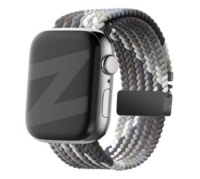 Bandz Bandz Bracelet nylon tressée avec P-buckle Apple Watch (mandala noir)