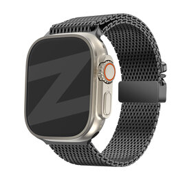 Bandz Bandz Bracelet Milanais Loop avec P-buckle Apple Watch (noir)