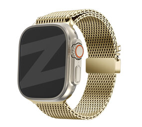 Bandz Bandz Bracelet Milanais Loop avec P-buckle Apple Watch (or)