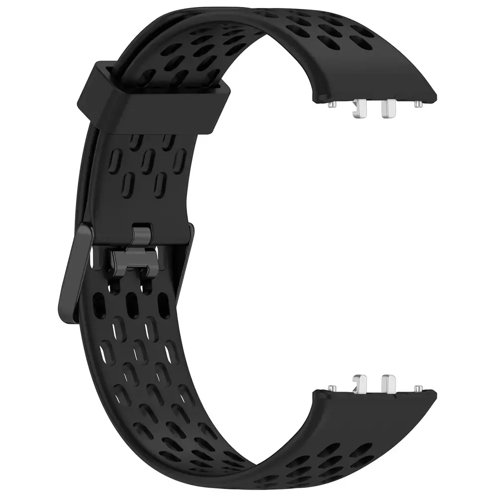 Strap-it Strap-it Bracelet silicone respirant Samsung Galaxy Fit 3 (noir)