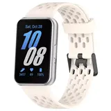 Strap-it Bracelet silicone respirant Samsung Galaxy Fit 3 (lumière stellaire)