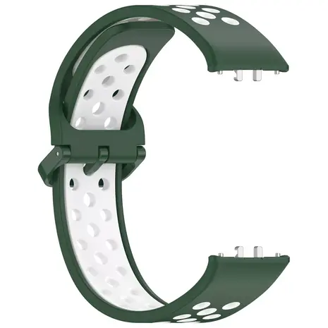 Strap-it Strap-it Bracelet sport Samsung Galaxy Fit 3 (vert/blanc)