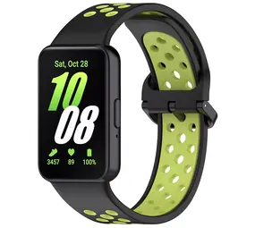 Strap-it Bracelet sport Samsung Galaxy Fit 3 (noir/lime) Strap-it Bracelet sport Samsung Galaxy Fit 3 (noir/lime)