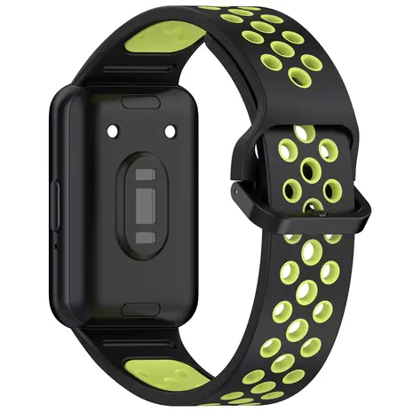 Strap-it Strap-it Bracelet sport Samsung Galaxy Fit 3 (noir/lime) Strap-it Strap-it Bracelet sport Samsung Galaxy Fit 3 (noir/lime)