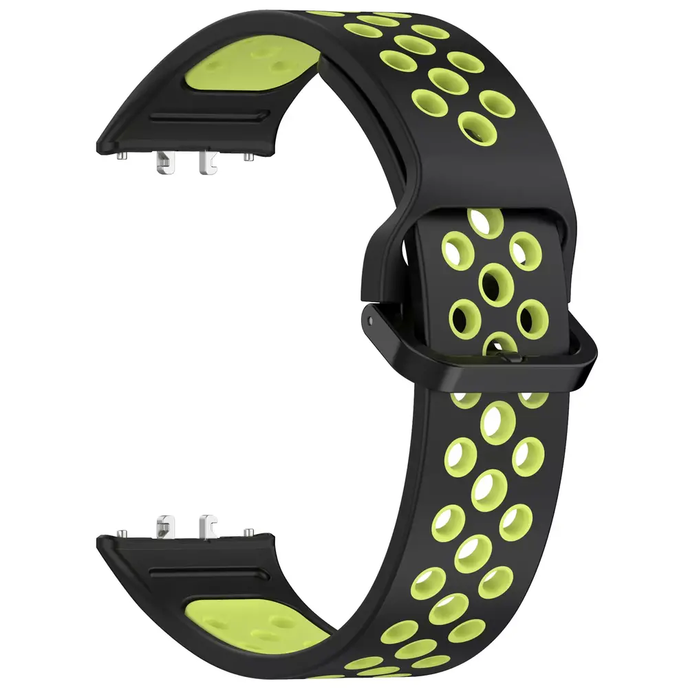 Strap-it Strap-it Bracelet sport Samsung Galaxy Fit 3 (noir/lime) Strap-it Strap-it Bracelet sport Samsung Galaxy Fit 3 (noir/lime)