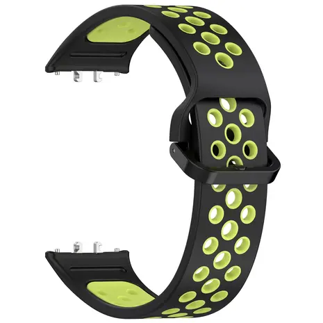 Strap-it Strap-it Bracelet sport Samsung Galaxy Fit 3 (noir/lime) Strap-it Strap-it Bracelet sport Samsung Galaxy Fit 3 (noir/lime)