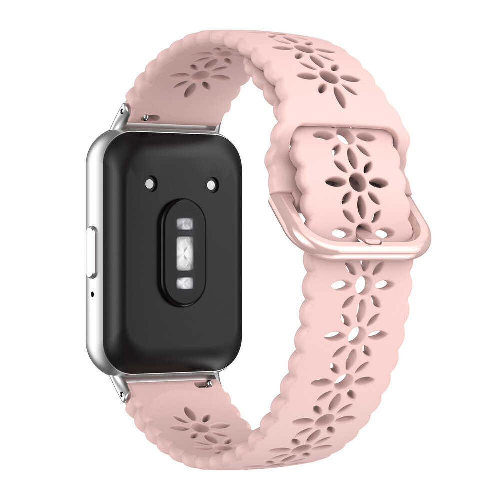 Strap-it Strap-it Bracelet silicone Samsung Galaxy Fit 3 avec motif (rose)