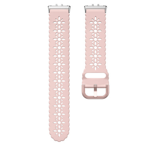 Strap-it Strap-it Bracelet silicone Samsung Galaxy Fit 3 avec motif (rose)