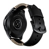 Strap-it Strap-it Bracelet en cuir cousu Samsung Galaxy Watch 7 - 44mm (noir) Strap-it Strap-it Bracelet en cuir cousu Samsung Galaxy Watch 7 - 44mm (noir)
