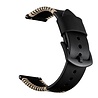 Strap-it Strap-it Bracelet en cuir cousu Samsung Galaxy Watch 7 - 44mm (noir) Strap-it Strap-it Bracelet en cuir cousu Samsung Galaxy Watch 7 - 44mm (noir)
