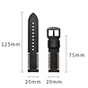 Strap-it Strap-it Bracelet en cuir cousu Polar Ignite (noir) Strap-it Strap-it Bracelet en cuir cousu Polar Ignite (noir)