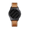 Strap-it Strap-it Bracelet en cuir cousu Amazfit Balance (brun)