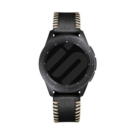 Strap-it Strap-it Bracelet en cuir cousu Amazfit Balance (noir) Strap-it Strap-it Bracelet en cuir cousu Amazfit Balance (noir)