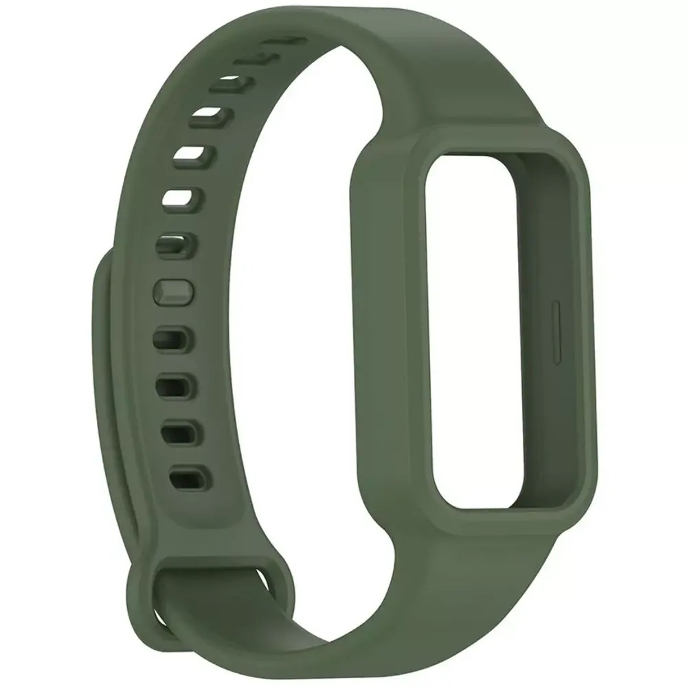 Strap-it Strap-it Bracelet silicone Xiaomi Smart Band 9 Active (vert foncé)