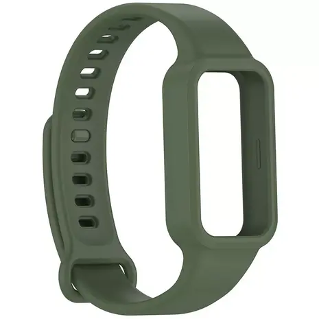 Strap-it Strap-it Bracelet silicone Xiaomi Smart Band 9 Active (vert foncé)