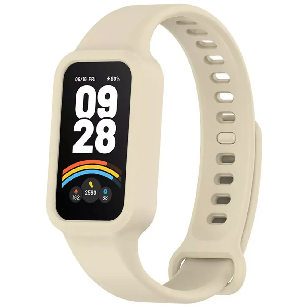 Strap-it Strap-it Bracelet silicone Xiaomi Smart Band 9 Active (beige)