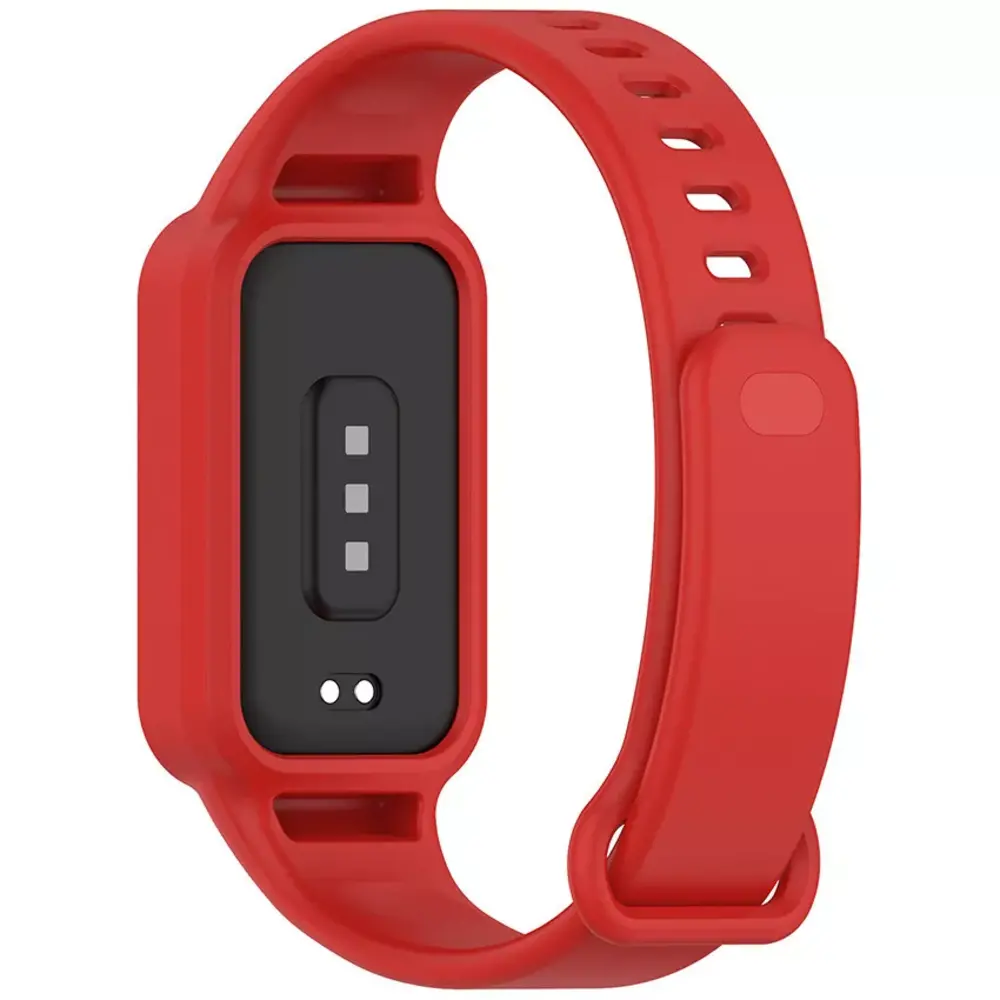Strap-it Strap-it Bracelet silicone Xiaomi Smart Band 9 Active (rouge)