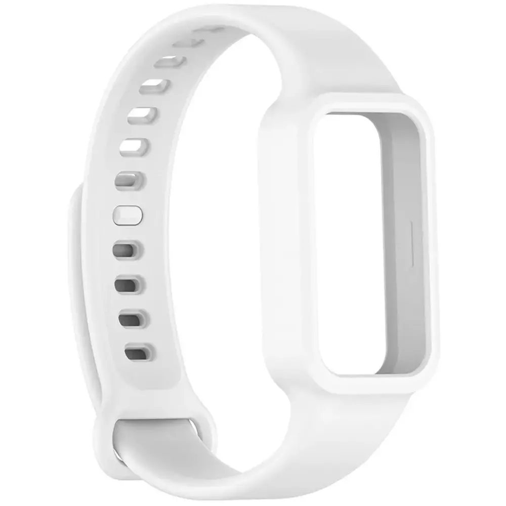 Strap-it Strap-it Bracelet silicone Xiaomi Smart Band 9 Active (blanc)