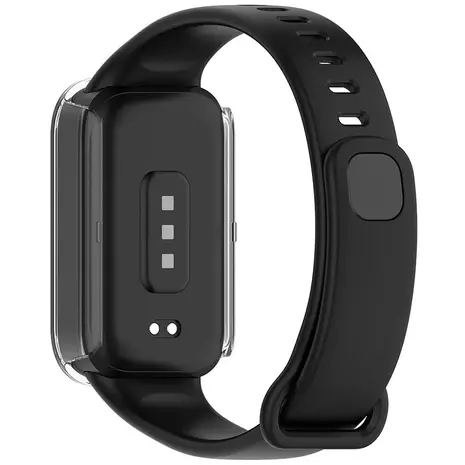 Strap-it Strap-it Coque rigide avec verre pour Xiaomi Smart Band 9 Active (transparent)
