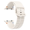 Strap-it Strap-it Bracelet Silicone Wave Apple Watch (lumière stellaire) Strap-it Strap-it Bracelet Silicone Wave Apple Watch (lumière stellaire)