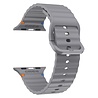 Strap-it Strap-it Bracelet Silicone Wave Apple Watch (gris foncé) Strap-it Strap-it Bracelet Silicone Wave Apple Watch (gris foncé)