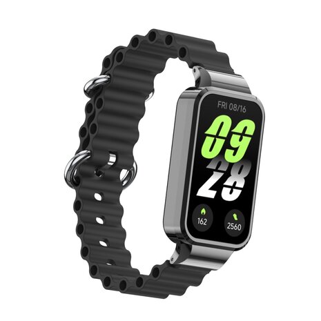 Strap-it Strap-it Bracelet silicone Ocean Xiaomi Smart Band 9 Active (noir)