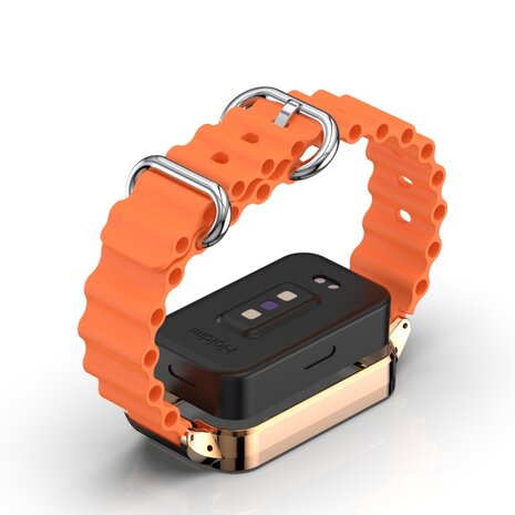 Strap-it Strap-it Bracelet silicone Ocean Xiaomi Smart Band 9 Active (orange)