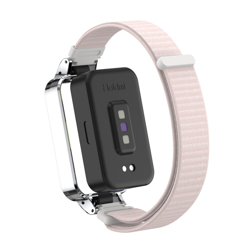 Strap-it Strap-it Bracelet nylon Xiaomi Smart Band 9 Active (rose clair)