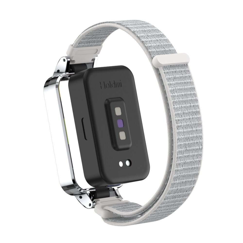 Strap-it Strap-it Bracelet nylon Xiaomi Smart Band 9 Active (coquillage)