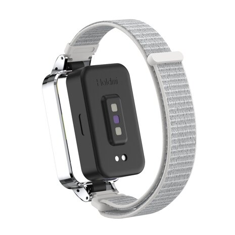 Strap-it Strap-it Bracelet nylon Xiaomi Smart Band 9 Active (coquillage)