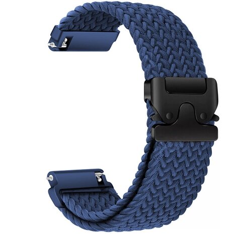 Strap-it Strap-it Bracelet tressé Samsung Galaxy Watch 7 - 40mm avec P-boucle (bleu)