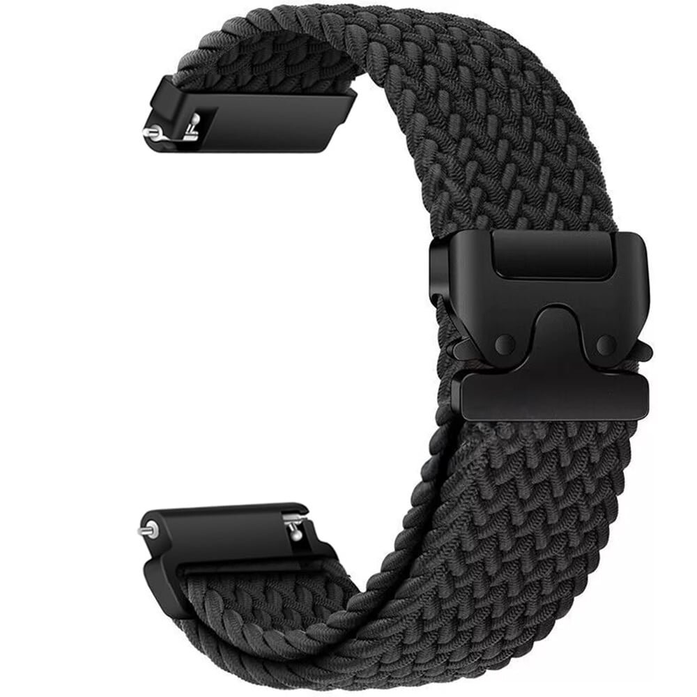 Strap-it Strap-it Bracelet tressé Huawei Watch GT 4 - 46mm avec P-boucle (noir)