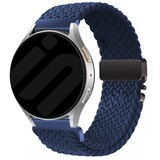 Strap-it Bracelet tressé Huawei Watch Ultimate avec P-boucle (bleu)