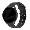 Bandz Bandz Bracelet silicone avec motif floral Amazfit Active 2 (noir)