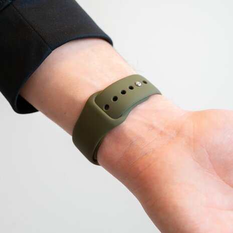 Bandz Bandz Bracelet sport 'Deluxe' Amazfit Active 2 (vert olive) Bandz Bandz Bracelet sport 'Deluxe' Amazfit Active 2 (vert olive)