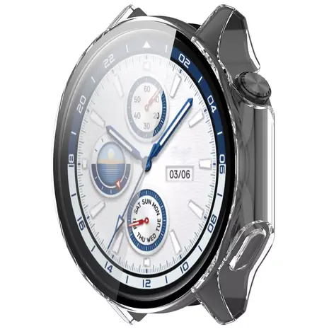 Strap-it Strap-it Coque rigide avec verre OnePlus Watch 2 (transparent)