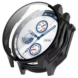 Strap-it Coque rigide avec verre OnePlus Watch 2 (noir)