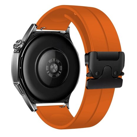 Strap-it Strap-it Bracelet silicone Huawei Watch GT 3 42mm avec boucle P (orange)