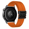 Strap-it Strap-it Bracelet silicone Huawei Watch GT 3 42mm avec boucle P (orange)