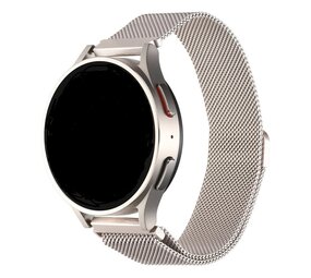 Strap-it Bracelet Milanais Garmin Vivoactive 4s (lumière stellaire)