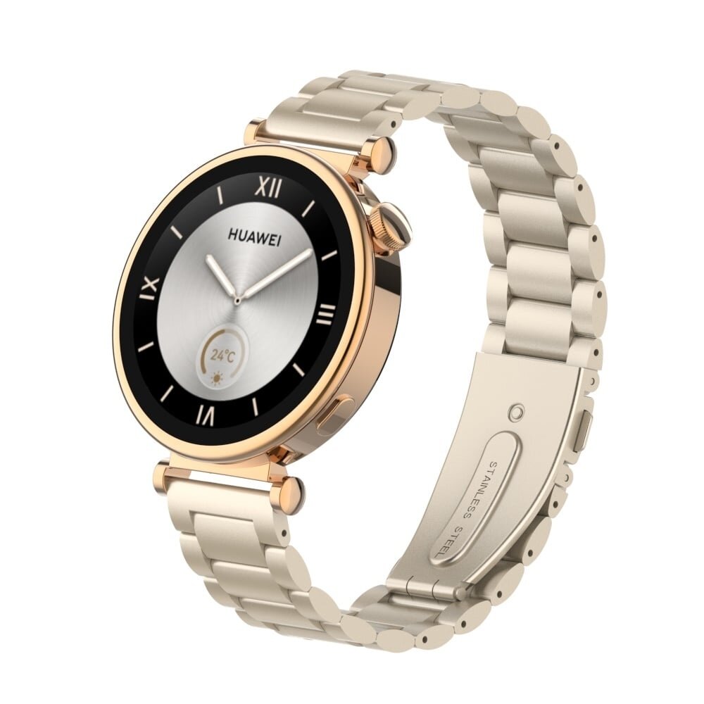 Strap-it Strap-it Bracelet acier Huawei Watch GT 5 Pro - 42mm (lumière stellaire)